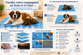 Tapis Rafraîchissant pour Chien – Gel Non Toxique, Imperméable, Intérieur & Extérieur